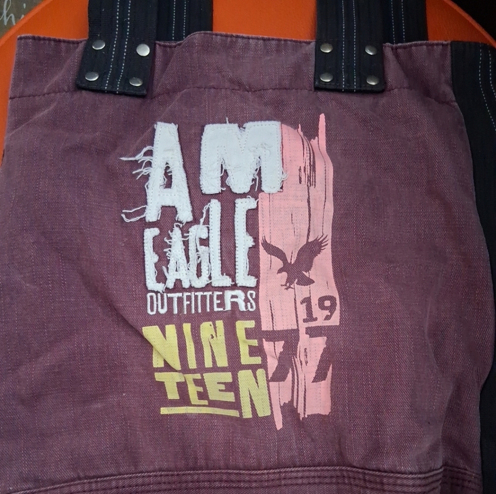 American Eagle Outfitters Maroon Backpack Y2K